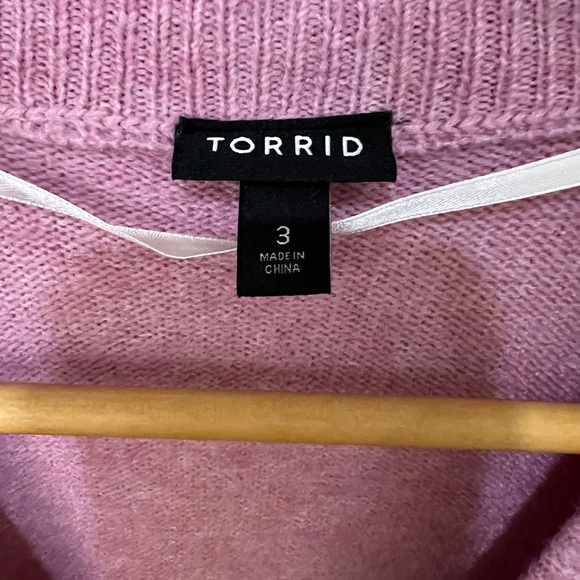 Torrid Pink Knit Sweater - Picture 2 of 3
